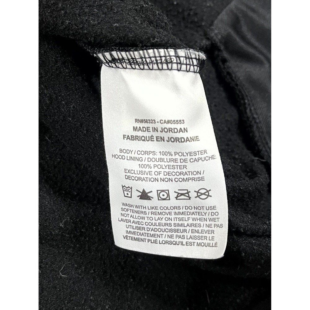 Nike Dri Fit Hoodie Mens 2XL Black Fleece Lined Raglan Sleeve Pullover Thermal - Picture 9 of 11